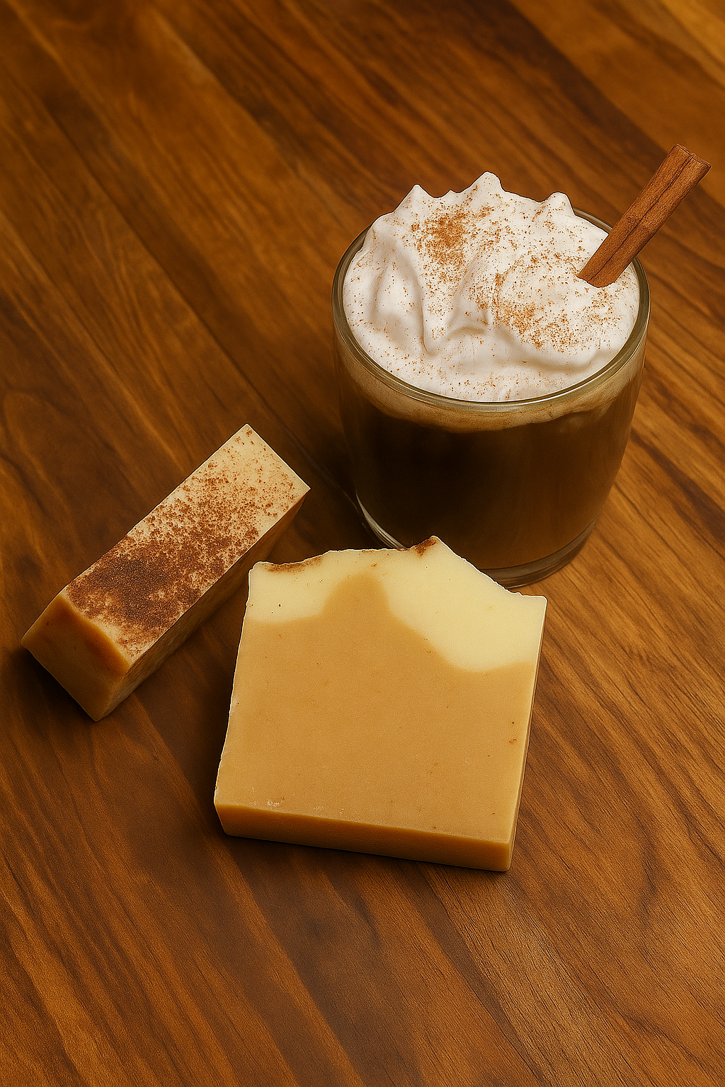 Pumpkin Spice Latte Soap Bar (with pumpkin and honey)